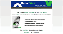 Desktop Screenshot of optionvine.com